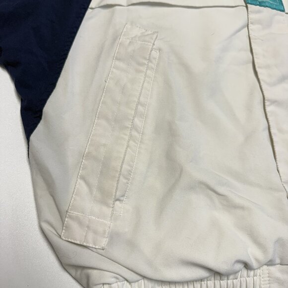 Vintage 90s Nike Challenge Court Tennis Jacket Mens Medium White Windbreaker Zip - Picture 6 of 15